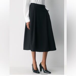 Babaton Enterprise Heather Chrome Skirt